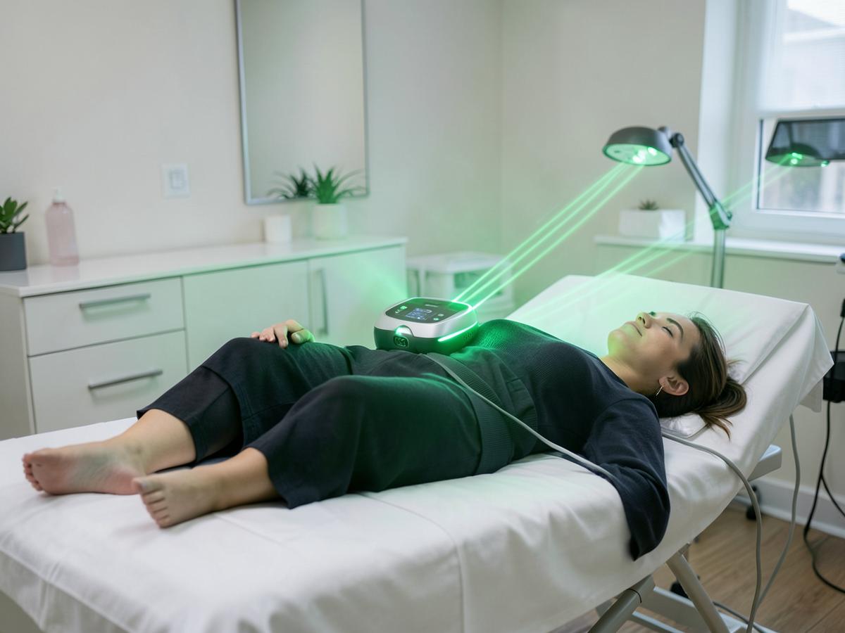 Seduta con laser verde Emerald
